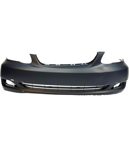 Front Bumper Cover Primed For 2000-2002 Toyota Echo | With Fog Light Holes | Evan-Fischer