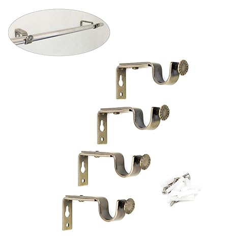 Amazon Com Castuvy Roman Telescopic Rod Adjustable Curtain Rod