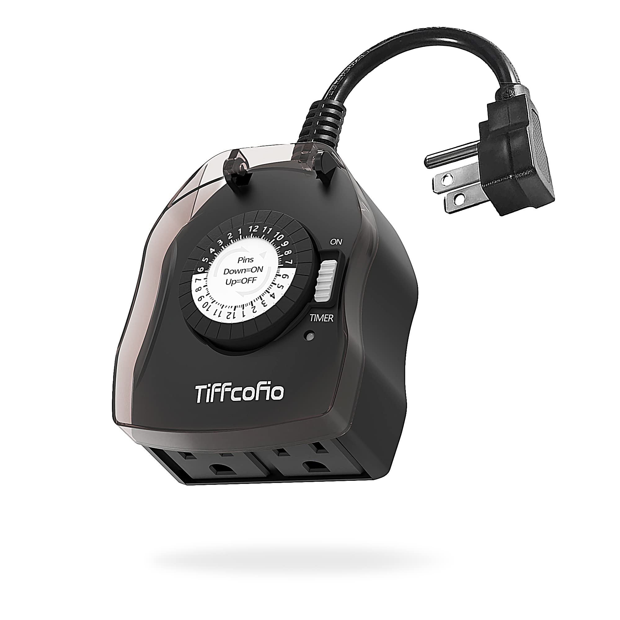 Mua TiFFCOFiO Outdoor Timer Outlet, 24 Hour Mechanical Outdoor Timer