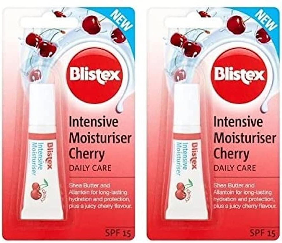 Blistex Intensive Moisturiser Cherry SPF15 6ml Pack of 2