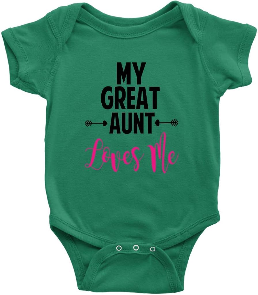 Great Aunt Baby Clothes My Great Aunt Loves Me Baby One