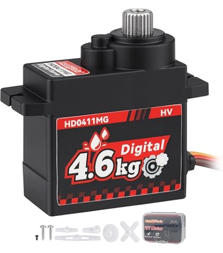 Amazon.com: HobbyPark Waterproof 5.5kg High Torque RC Micro Servo
