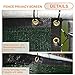 TANG 4' x 50' Privacy Fence Screen Green Shade Cloth with Grommets, Chain Link Fence Panels Outdoor Mesh Fabric Fencing, Balcony Windscreen Cover,Temporary Garden Fencing for Yard Deck Pool