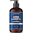 Majestic Pure Vanilla Passion Massage Oil with Vanilla, Coffee & Shea Butter | Invigorating, Refreshing, and Relaxing |for Al