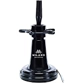 MILANO COLLECTION Deluxe Premium Suction Table Stand - Black for Wig and Mannequin Head