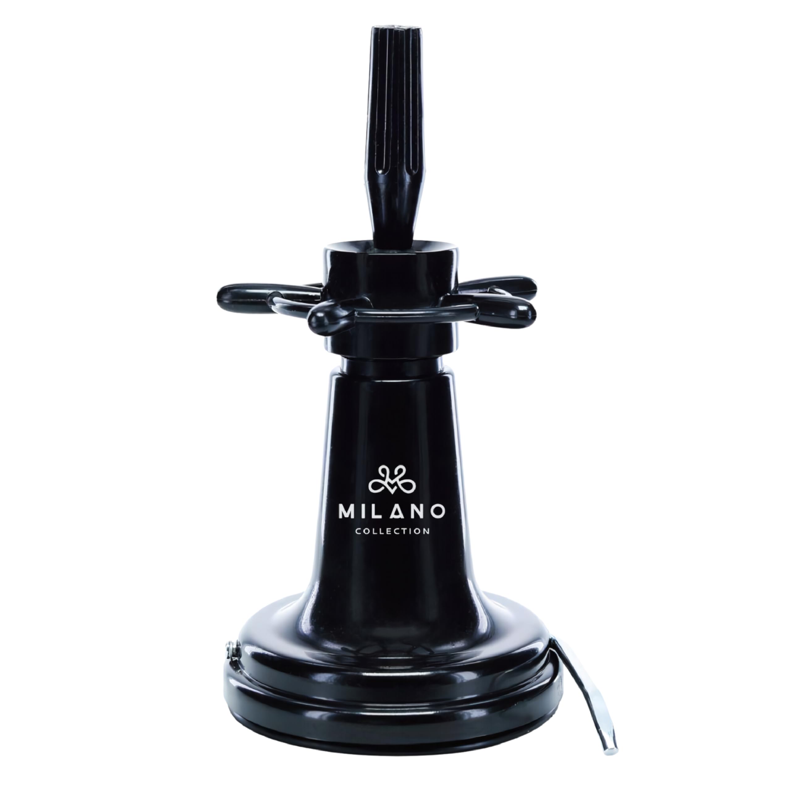Photo 1 of MILANO COLLECTION Deluxe Premium Suction Table Stand - Black for Wig and Mannequin Head