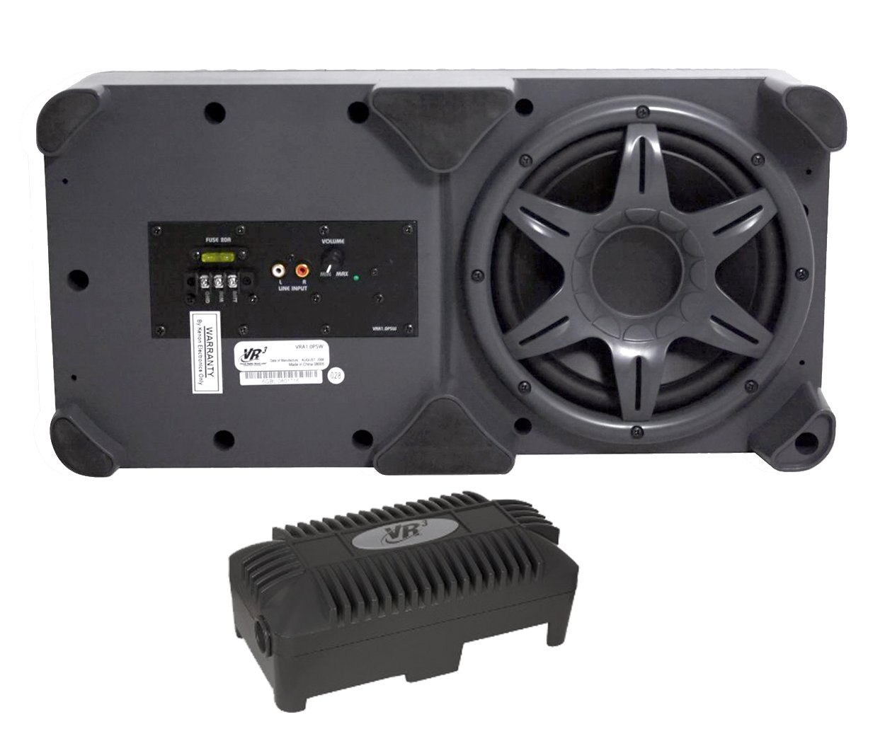 Amazon.com: VR3 VRA1.0PSW 400-Watt 8" Powered Car Subwoofer [Electronics]:  Car Electronics