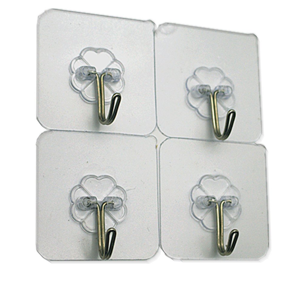 Command Hooks Transparent Heavy Duty Command Hook Wall Mount Hanging