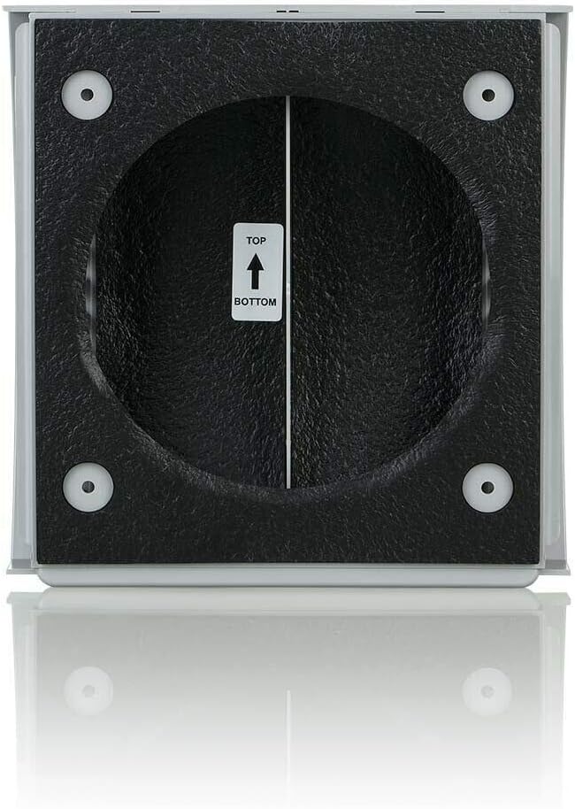 Fantronix 100 mm (4”) Grey Wall Vent Cover - Wind & Sound Reducing Baffle with Draft Exclusion for Extractor Fans & Heat Recovery - Image 5