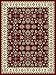 AS Quality Rugs New Traditional Area Rugs for Living Room, Entryway Rugs, Entrance Turkish Carpet, Easy to Clean, Stain Resistant, Indoor Rugs, Pet Friendly, Washable Foyer Rugs, (Red, Medium 5x8)