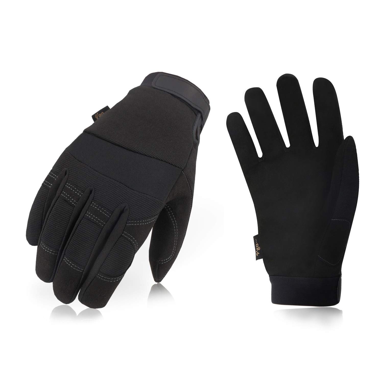 GUANTI DA LAVORO IN PALMA DI PELLE RIFLETTENTE - Foto 8