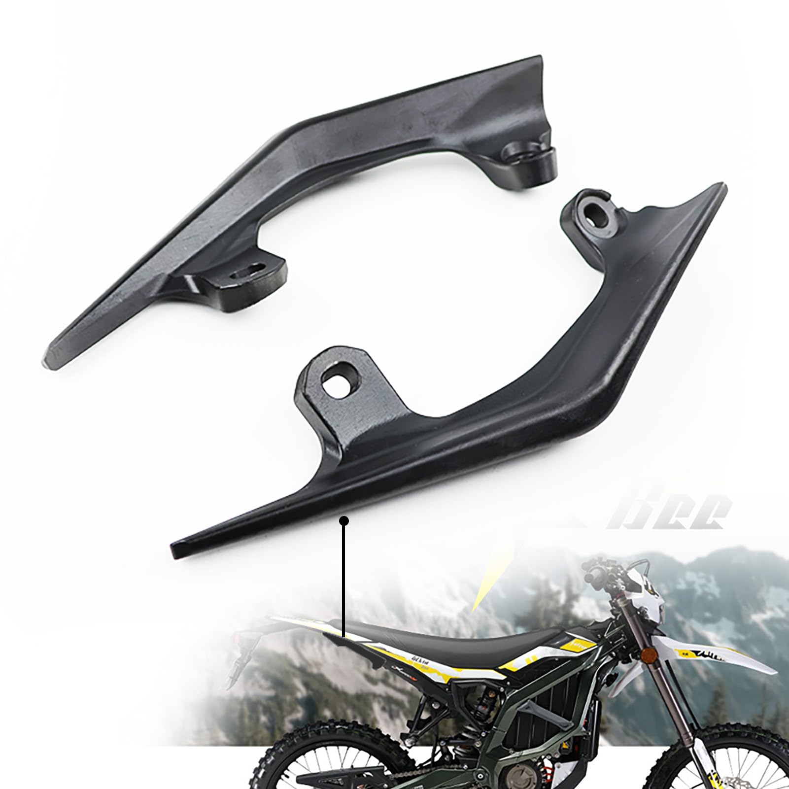 Photo 1 of LINGQI RACING Modified Rear Handle Panels for SURRON Ultra Bee, Modified Automotive Rear Handle Panels Dirt Bike Accessories for SURRON