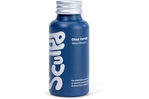 Sculpd 120 ml Air Dry Clay Glaze - Gloss, Scratch Resistant and Waterproof Gloss Varnish