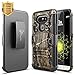 LG G5 Case with [Tempered Glass Screen Protector], NageBee [Heavy Duty] Armor Shock Proof Dual Layer [Swivel Belt Clip] Holster with [Kickstand] Combo Rugged Case For LG G5 - Camouflage