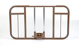 Invacare 6630DS Clamp-On Half-Length Rail for Homecare Bed, Pair, Brown