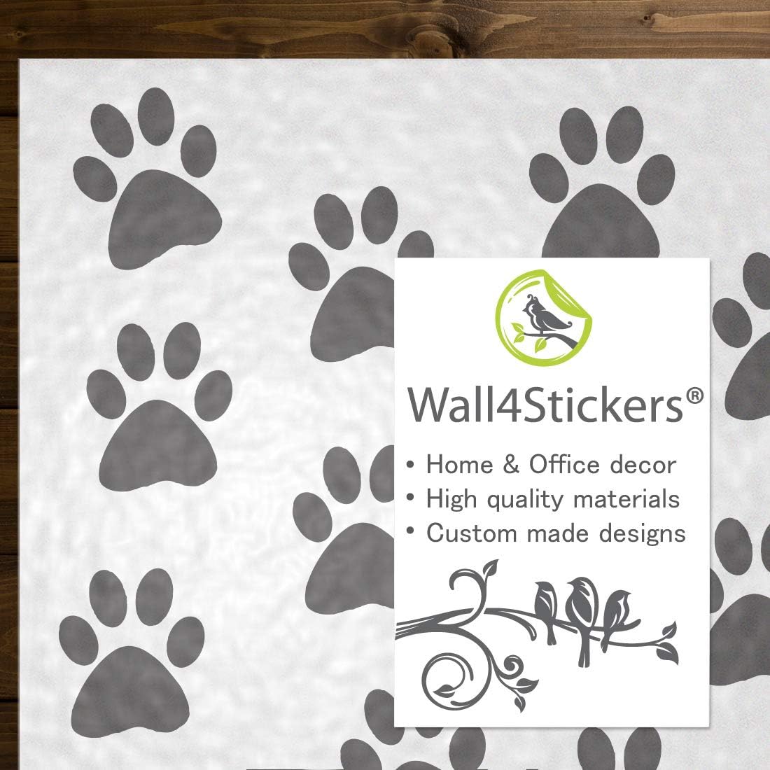 Cat Paws Dog Home Vinyl Wall Sticker Decor Decal Mural Kitchen Pet car Window Graphics Room Decoration Wallpaper - Image 3
