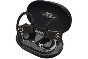 Fone de Ouvido Bluetooth 5.4, IPX5 à Prova D'Água, 45h de Bateria, Com Microfone Embutido. Design Esportivo Ergonômico Ideal Para Esportes Corridas Atividades Físicas Videogame IPhone Android Premium