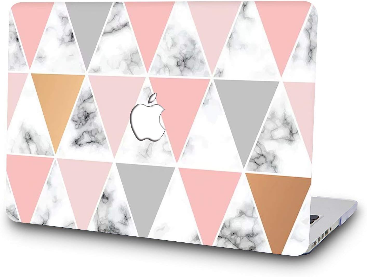 DTangLsm Ultra Slim Light WeightHard Case Cover Shell for MacBook 12" with Retina Display Model A1534/A1931(Triangle Marble)