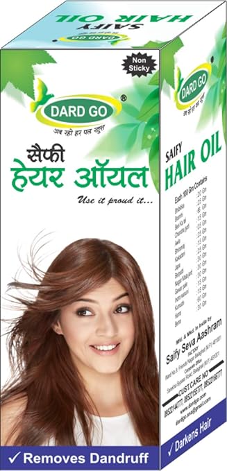 Dardgo Ayurvedic Saify Hair Oil Remove Dandruff Shiny Strong And