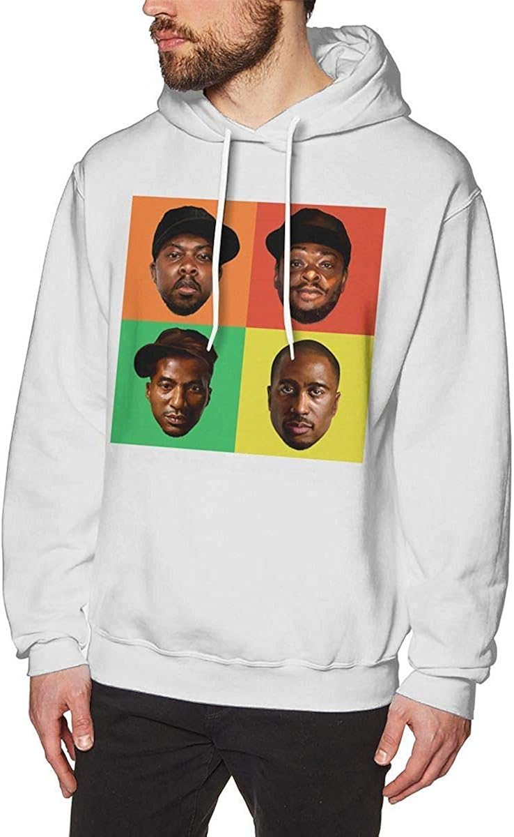 MLTseown Herren Hoodie Kapuzenpullover, A Tribe Called Quest Men's Hoodie Sweatshirt Heavyweight