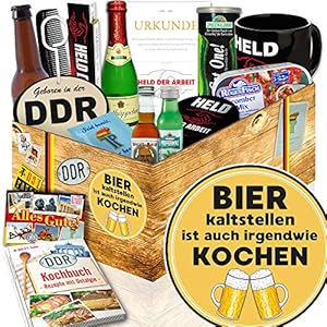 Bier kalt stellen / Bier MännerGeschenk / Männer Ostbox
