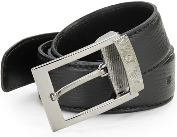 versace men's black belt