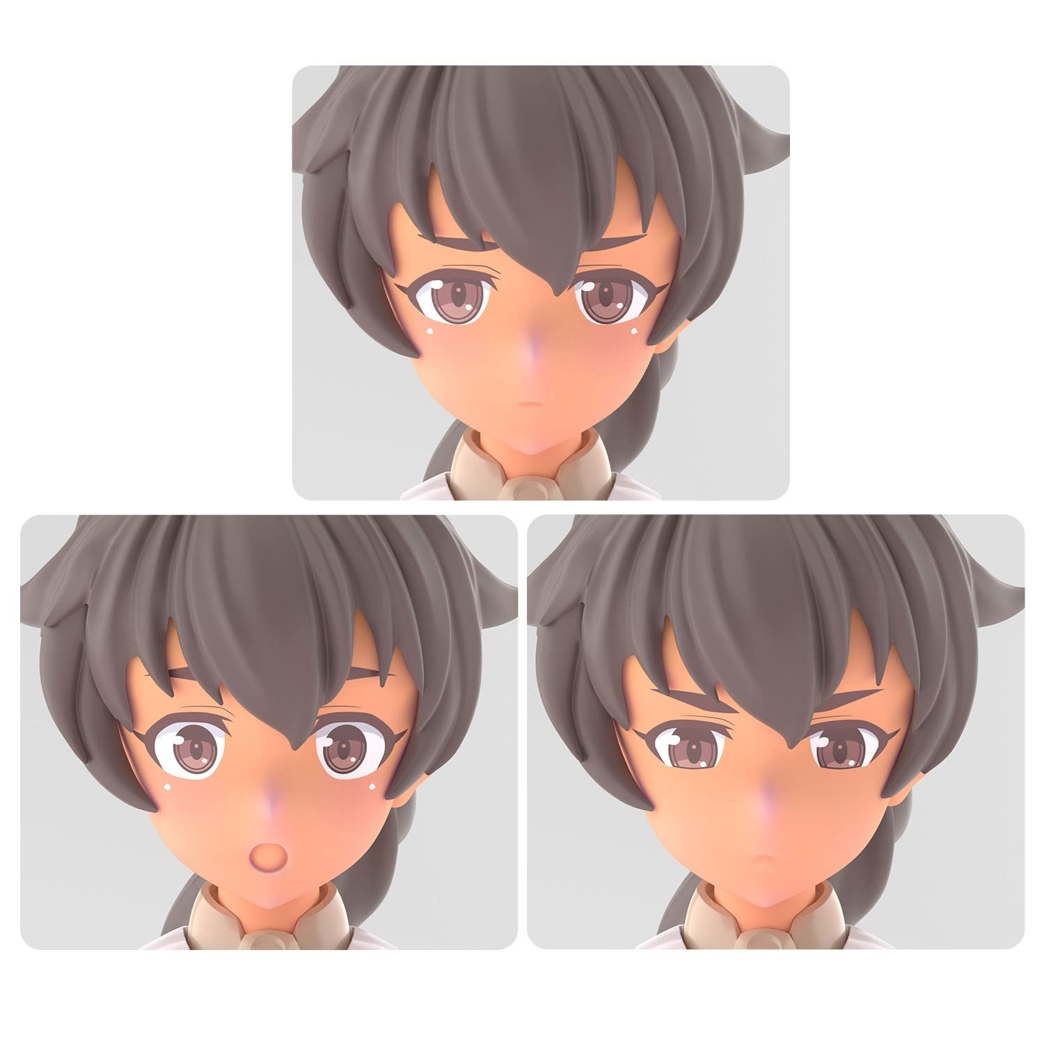 30MS - Option Face Parts Facial Expression Set 6 (Color C) - Model Kit