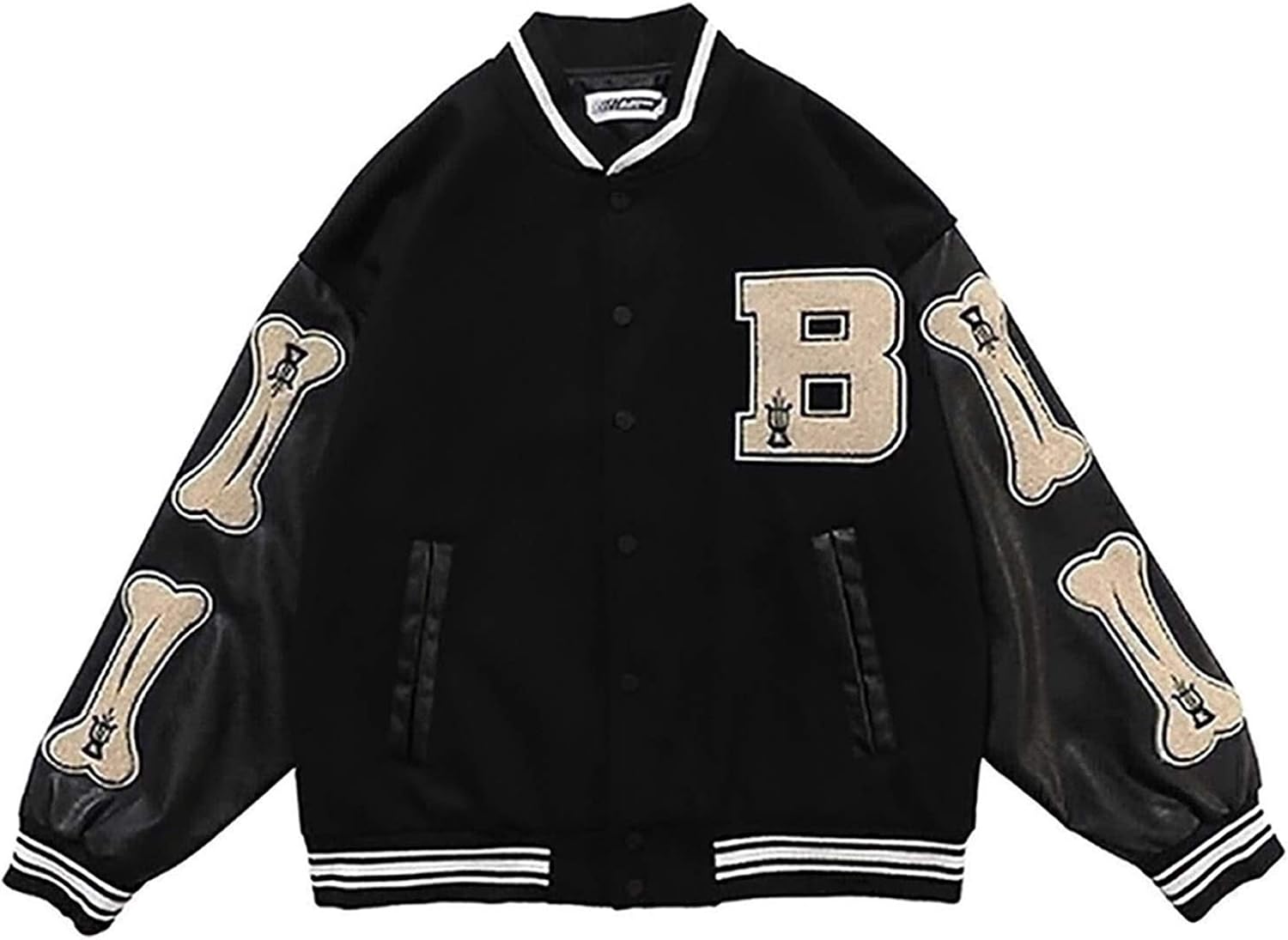 HSY SHOP Mode Vestes de Base Unisexe Printemps Veste de Baseball