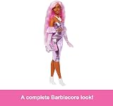 Barbie Deluxe Style Doll Barbiecore Outfit Pink Hair Glossy Dress Accessories view 5