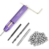 Chazcool 50pcs Thread Repair Kit, M4 x 0.7 Stainless Steel M4 x 2D | Wire Thread Insert Combination Tool Set for Restoring Damaged Wires in Steel