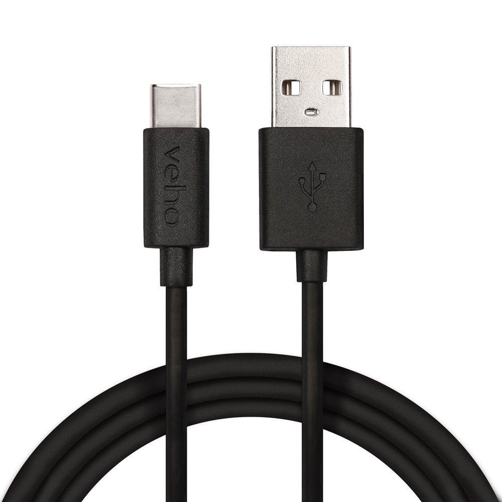 Veho 1m USB-C Cable - Black , VCL-003-C-1M