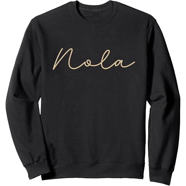 Wavy Louisiana Sweatshirt - Unisex Crewneck Fleece, Oversized Fit, Printed In USA - View #4