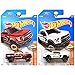 Hot Wheels 2016 Hot Trucks Performance 2017 Ford F-150 Raptor in Red and White SET OF 2