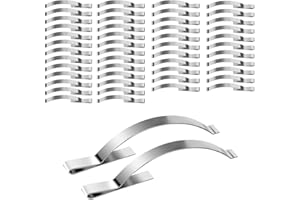 ACCENCYC 50Pcs Corner Mount Flat Window Spring Window Screen Tension Spring Corner Clips Stainless Steel Window Screen Clips to Prevent Screen Windows Shaking