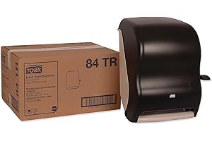 Tork Paper Towel Dispenser, Smoke, H21, Lever Auto Transfer, Push-Down Handle, High-Capacity, Translucent, 84TR