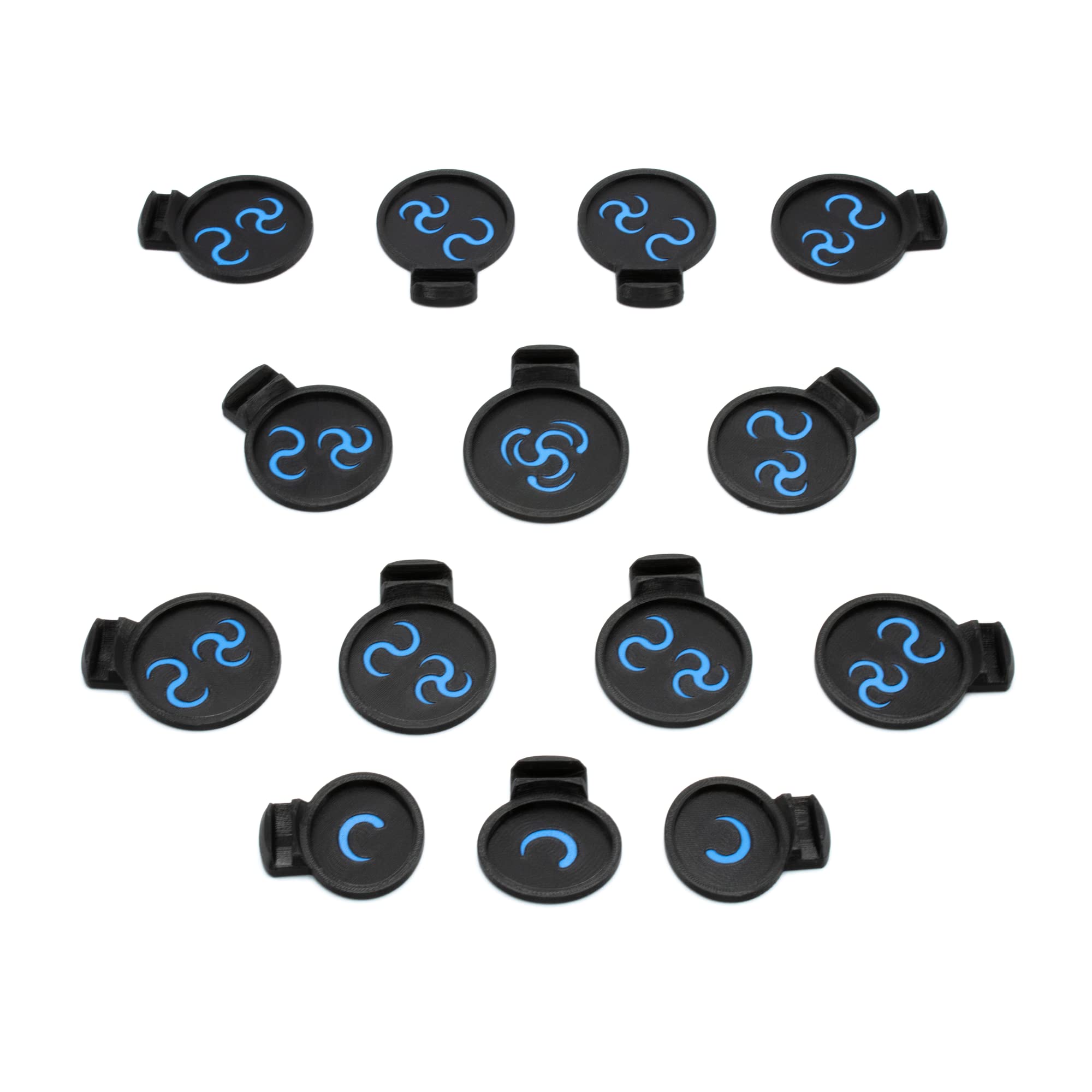 BG Expansions Wound Marker Bases for Nemesis: Lockdown – 14 Pieces