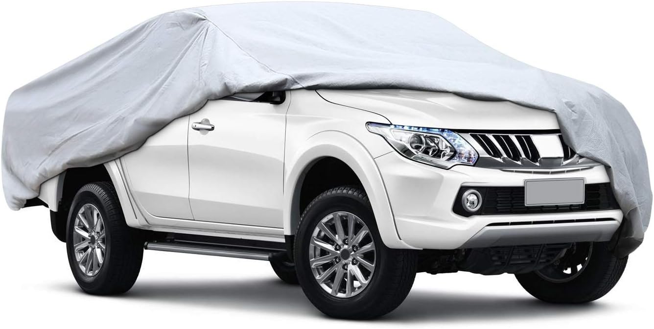 KAKIT Truck Car Cover for Automobiles All Weather Waterproof for Outdoor Sunproof Windproof Dustproof Up to 224