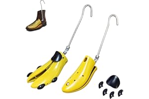 QGWJEKUI Boot Stretchers for Mens Size 7-13, Women 8-14, Adjustable Cowboy Boot Stretchers for High Instep & Wide Toe Box(1 height stretcher and 1 width stretcher)
