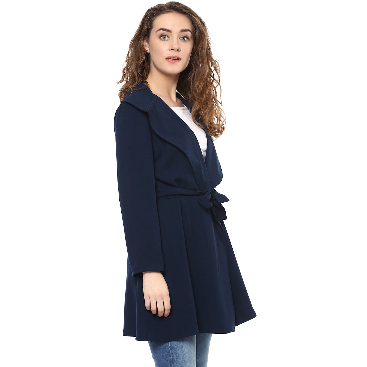 bohobi full sleeve solid women's jacket