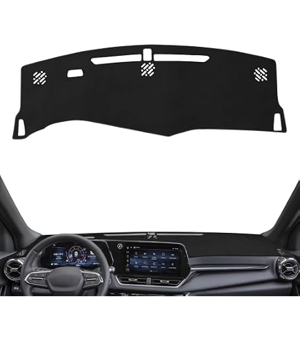 For Chevy Equinox 2018-2024 Real Carbon Fiber Console Dashboard Panel