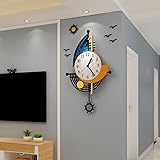 Modern Wall Clock Battery Operated 26 Inch Large