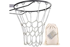 CZ-XING Basketball Net Chain Sports Heavy Duty Galvanized Basket Net Indoor Outdoor Goal Training Basketball Net Hoop Replace
