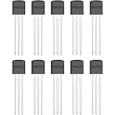 OWOFYDR 2N2222 NPN Transistors, TO-92 Through-Hole, 100PCS for Switching | Three-pin discrete BJT components for switching, amplification, breadboard prototyping, PCB assembly and electronics repair