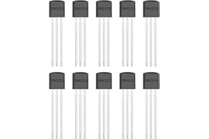OWOFYDR 2N2222A 2N2222 TO-92 NPN 60V 0.8A 0.5W 250MHZ Power BJT Bipolar Junction Transistor (Pack of 100pcs)