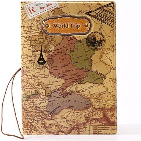 Schoolsupply 1pcs World map passport holder, ID card passport package, travel abroad
