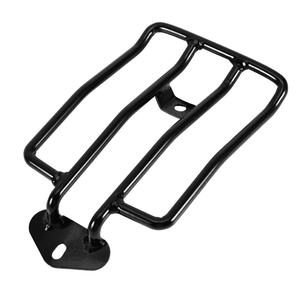 Qiilu Motorcycle Luggage Rack, Solo Seat Rear Luggage Rack Carrier For Harley Sportsters XL883/1200 X48 2004-16