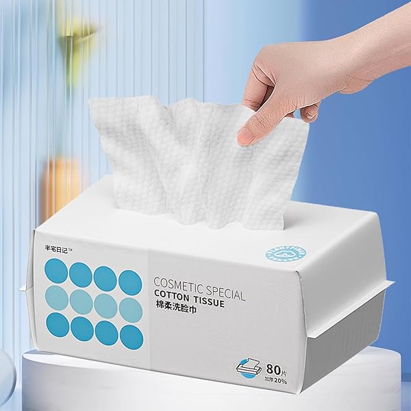 DISPOSABLE FACE TOWELS, BIODEGRADABLE CLEAN TOWELS, ULTRA SOFT...