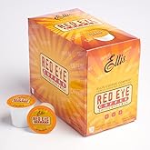 Ellis Coffee - Red Eye - Double Caffeinated Dark Roast - Single Serve Coffee Pods - For Use in Most K-cups and Keurig 2.0 Brewers - 24 Coffee Pods