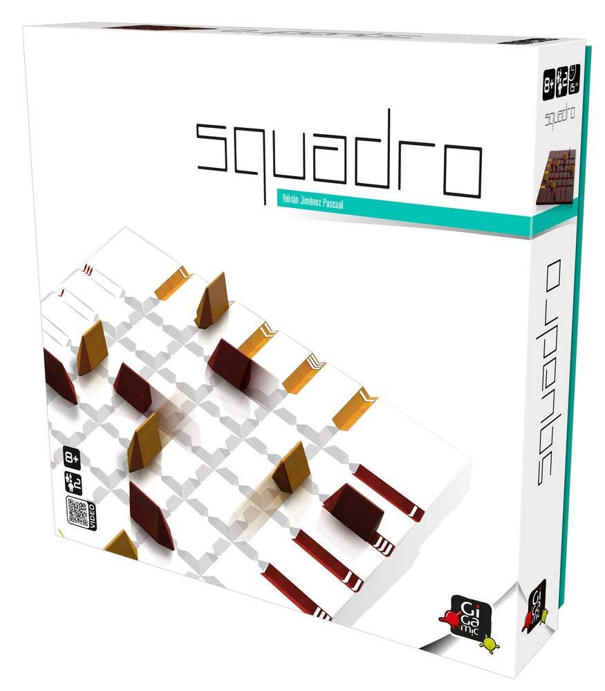 GIGAMIC Squadro Wooden Abstract Strategy Game 2 Players Ages 8+