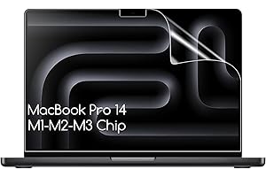 KEANBOLL (2 Pack Designed for MacBook Pro 14 inch (M3 / M3 Pro / M3 Max / M2 Pro / M2 Max / M1 Pro / M1 Max) Screen Protector, HD Crystal Clear Shield (PET)